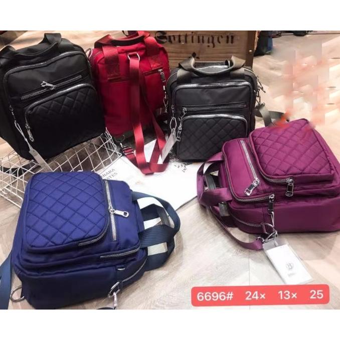Tas Wanita Import Jinjing Selempang Ransel Bobo Bb6696 6696 Bordir