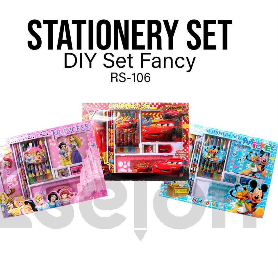 

Ready 9TEWP Stationery Set 8in1+Crayon Putar 106 / Paket Alat Tulis Set V72 Grosir