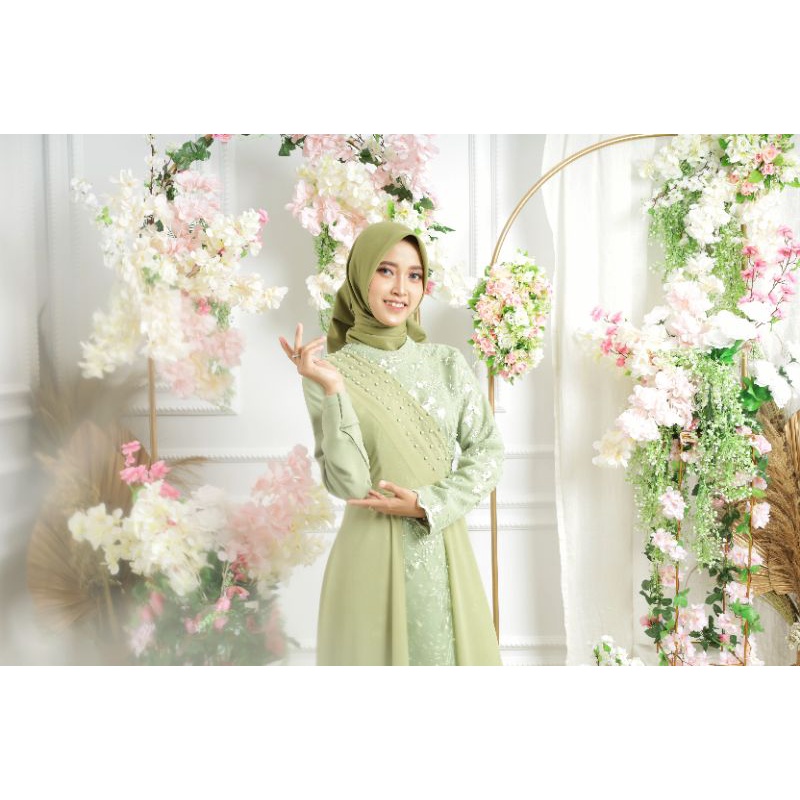 kanza dress-gaun kondangan-gaun muslimah-gaun terbaru-gaun mewah