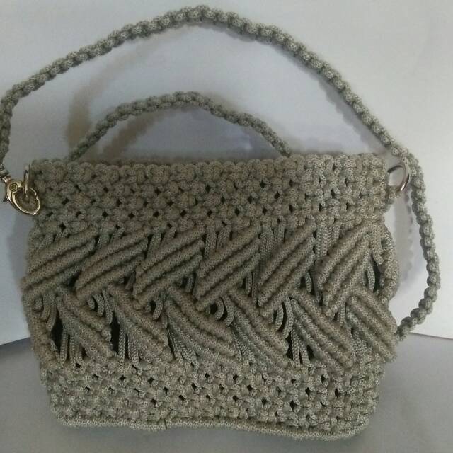 Jual Tas Tali Kur Macrame Shopee Indonesia