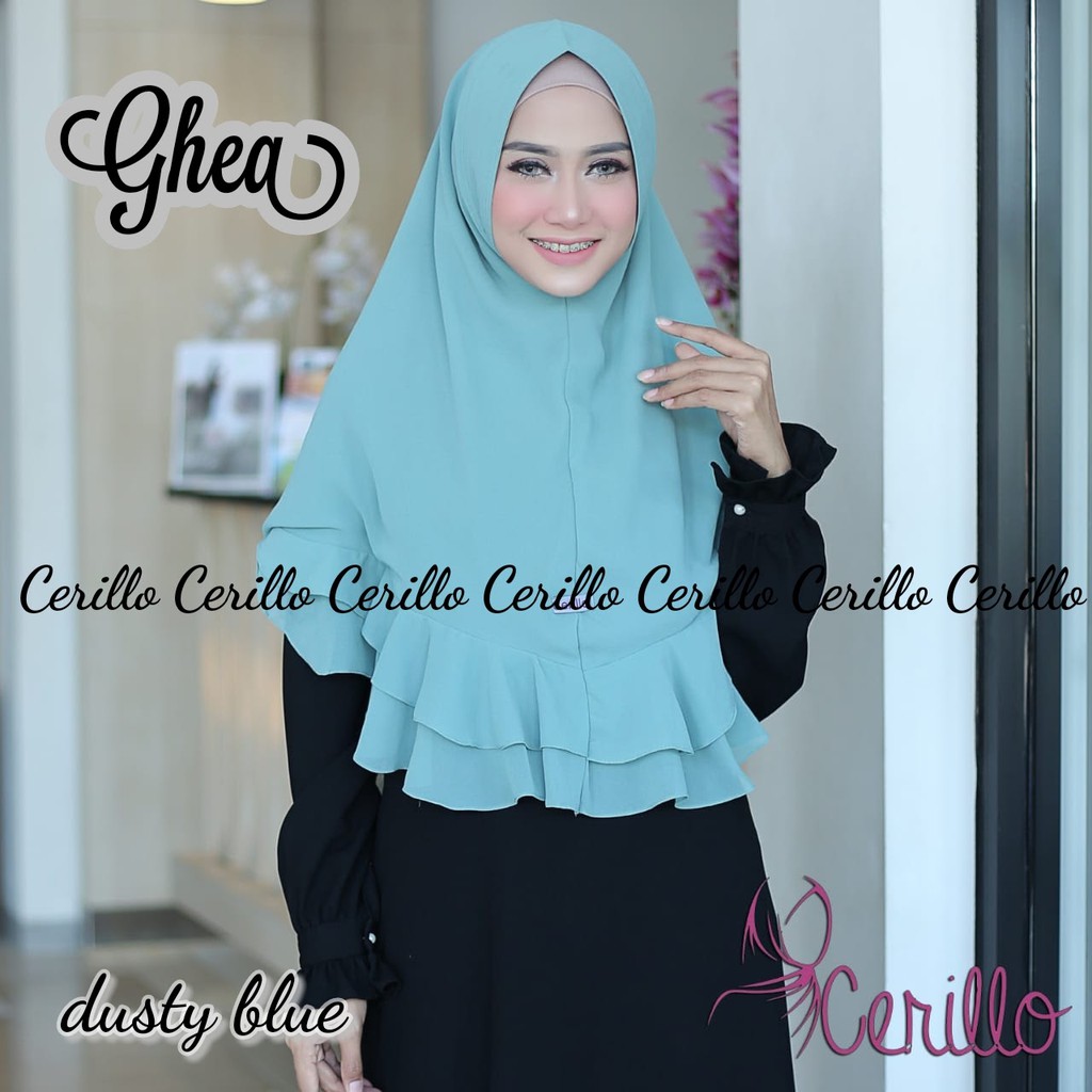 KHIMAR SYARR HIJAB FASHION MUSLIM GHEA ORIGINAL CERILLO