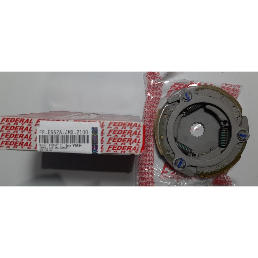 Kampas Kopling Ganda + Plat Weight Set Clutch Assy Federal Jupiter Mx FP E662A JMX 2100