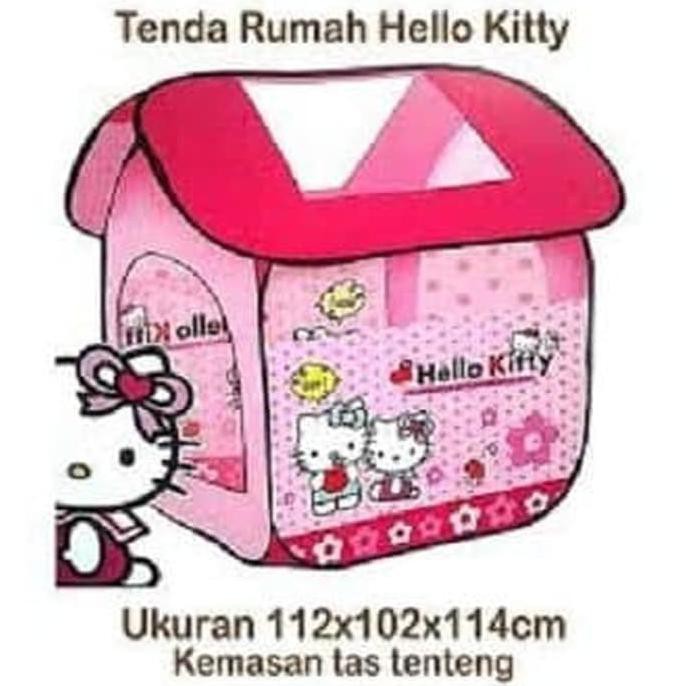 Promo  barang bagus  Mainan Anak Tenda Rumah Hellokitty besar