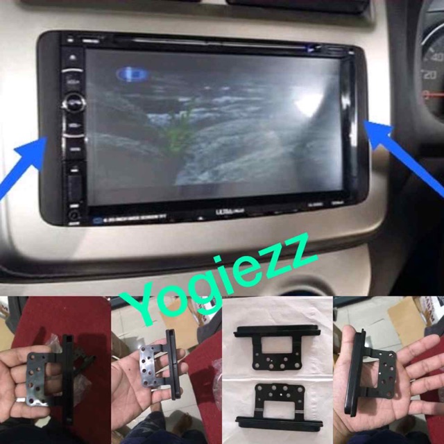 Bracket kupingan head unit radio avanza xenia agya ayla innova sigra calya rush terios rocky raze fo