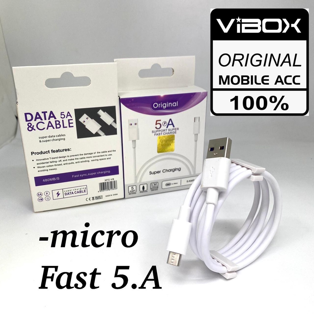 MINIGO Kabel Data 4A Micro USB TYPE-C IPH Fast charging Cable QC 3.0 Quick Charge Ori