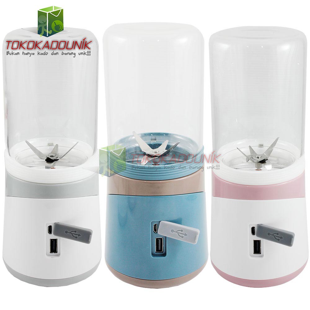 Electric Juicer Cup - Juice Dimana Saja Portable Juicer Blender + 6 Mata Pisau