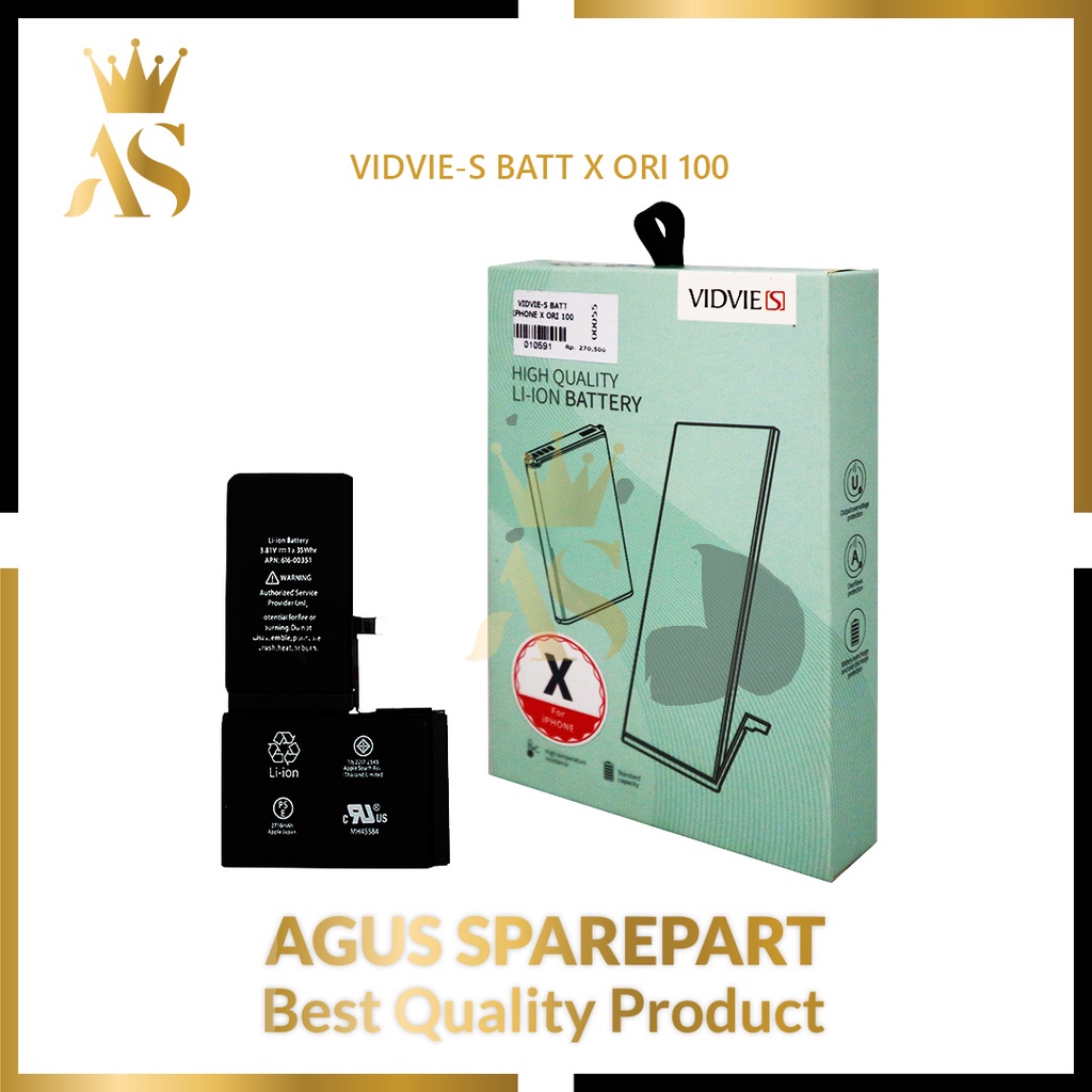 VIDVIE-S BATERAI X ORI 100 / BATTERY / BATRE