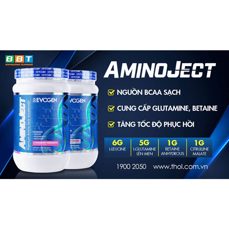 EVOGEN AMINO JECT 30 SERVING AMINO ESENTIAL GAT EAA