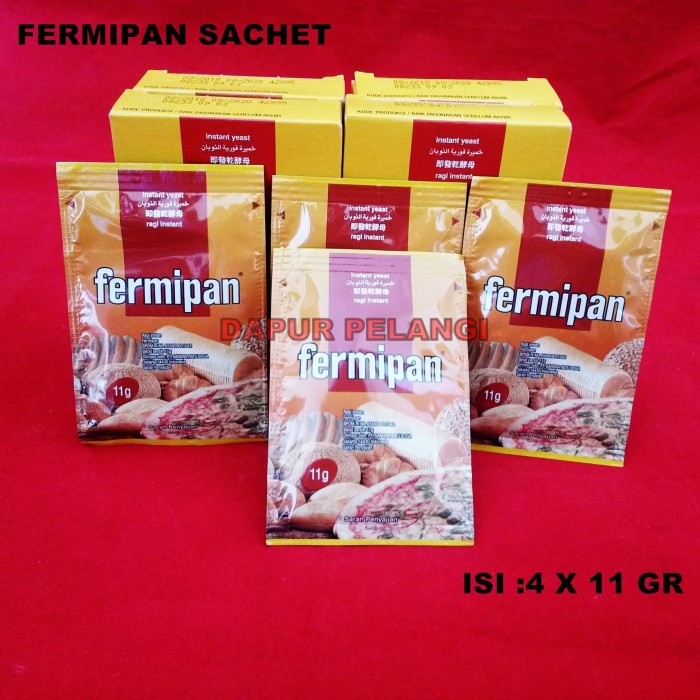 

d00gg Fermipan Sachet / Ragi Instant / Instant Yeast 11Gram Xz20X1Z11