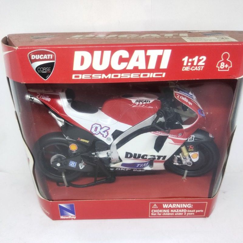Diecast MotoGP Ducati miniatur motor gp 1:12 balapan