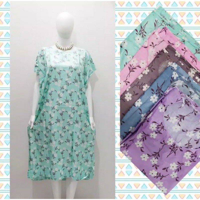 daster bali jumbo bunga sakura