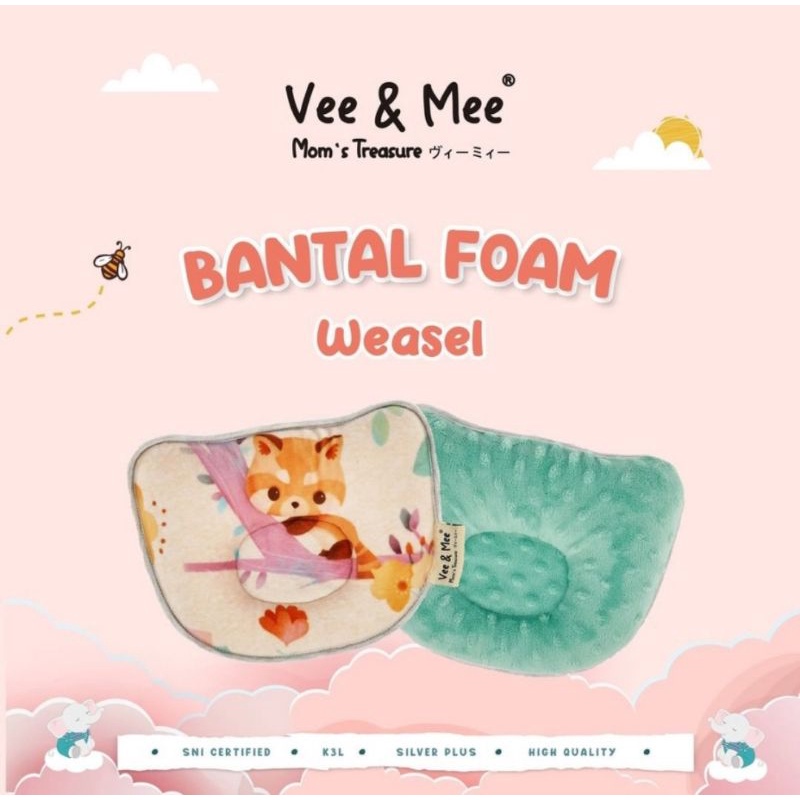 Vee &amp; Mee Memory Foam Baby Pillow - Bantal Peang Foaming