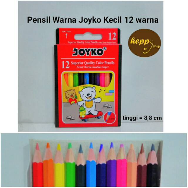 

Pensil Warna Joyko Kecil 12 Warna