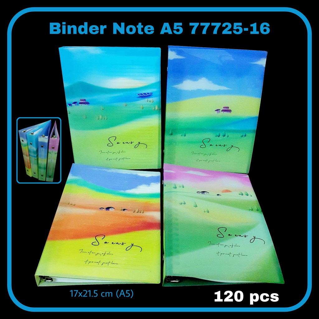 

ILP Binder Note A5 WZ-77725-16 / Buku Ring / Bindernote / Buku Note