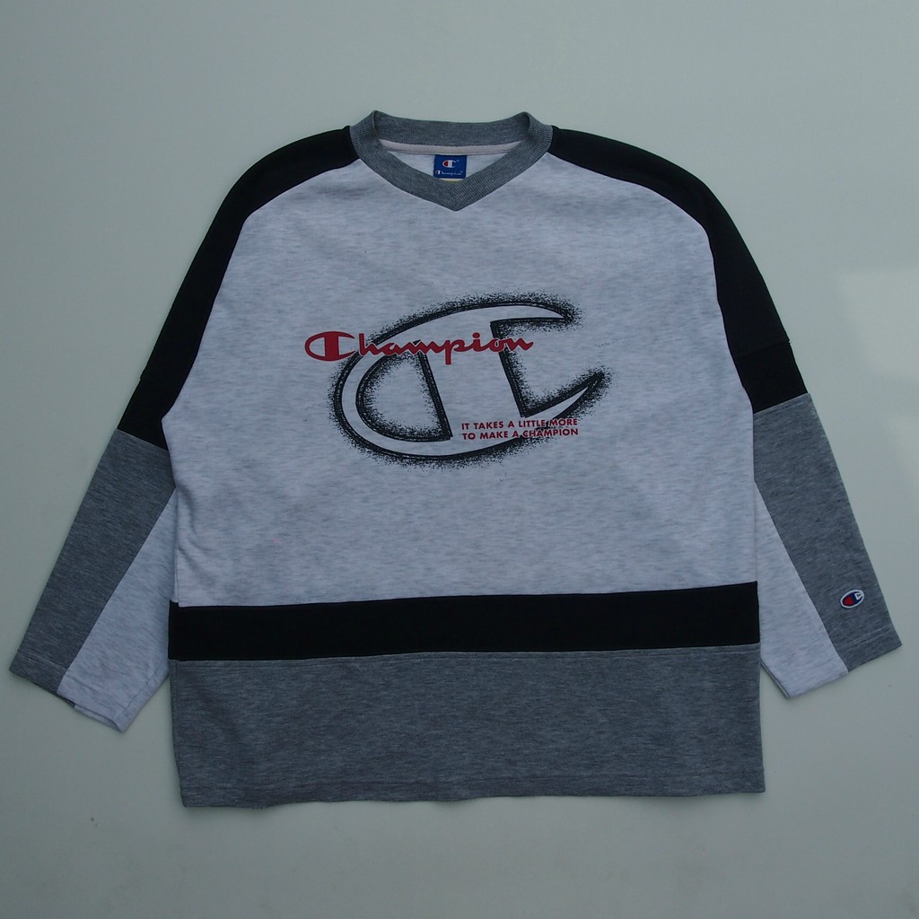 champion crewneck big logo