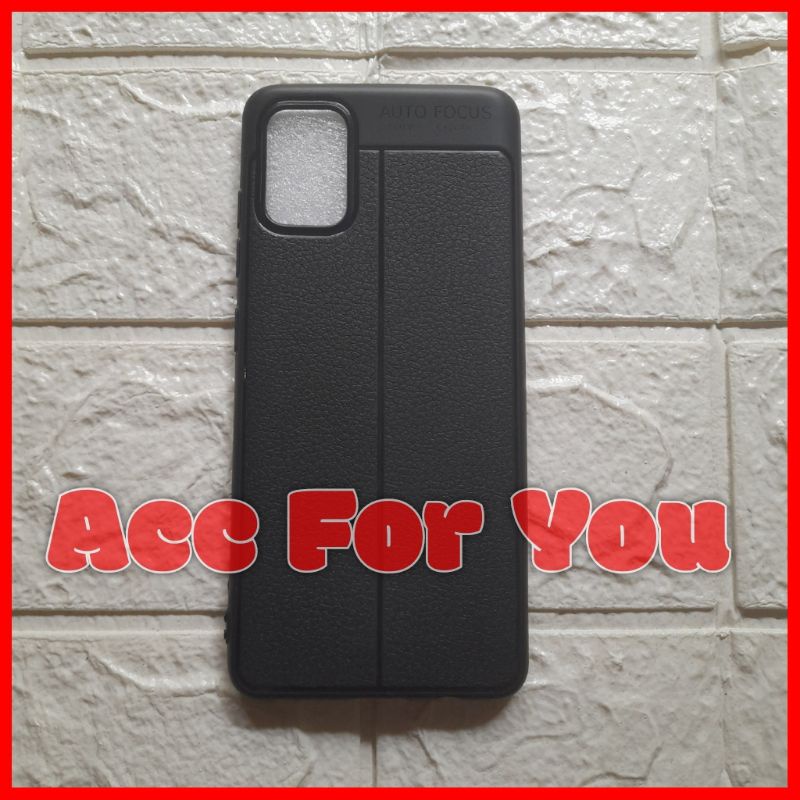 Soft Case Samsung A51 Softcase Auto Focus Casing Cover Jelly Case Carbon Black Silikon Gradasi Kulit