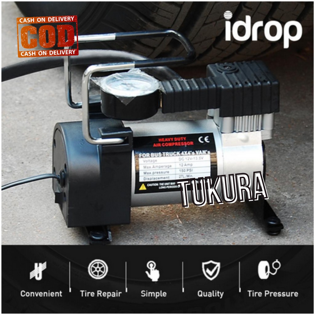 Promo Pompa Ban Compressor    DC-12V Portable bisa untuk