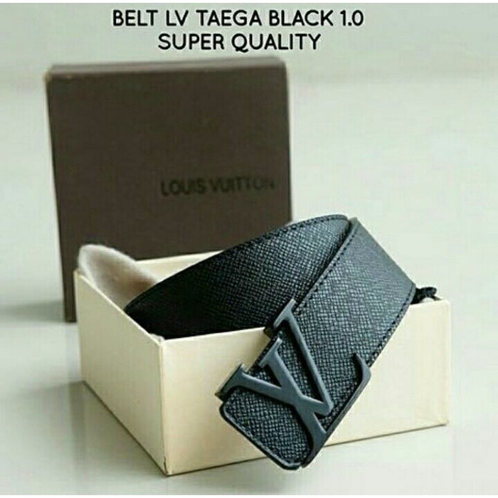 Ikat Pinggang LV Taiga PUTIH / Gesper Louis Vuitton / Tali Pinggang LV - KW SUPER