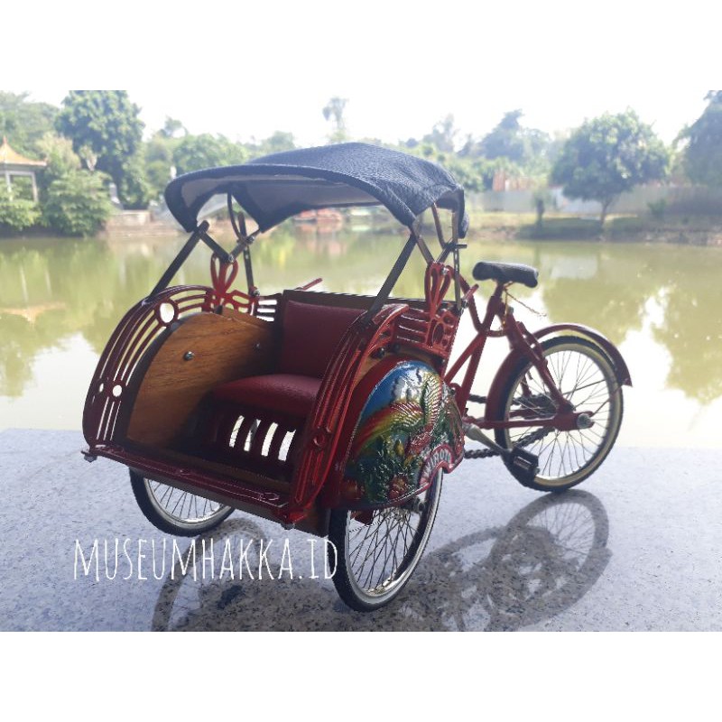 Miniatur Becak Mini