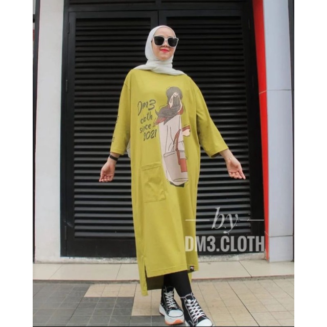 Long Tunik Jumbo/Kaos Oversize /Kaos Masakini