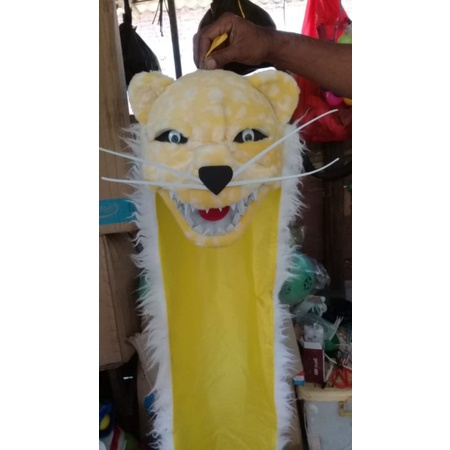 mainan anak topeng barongsai macan