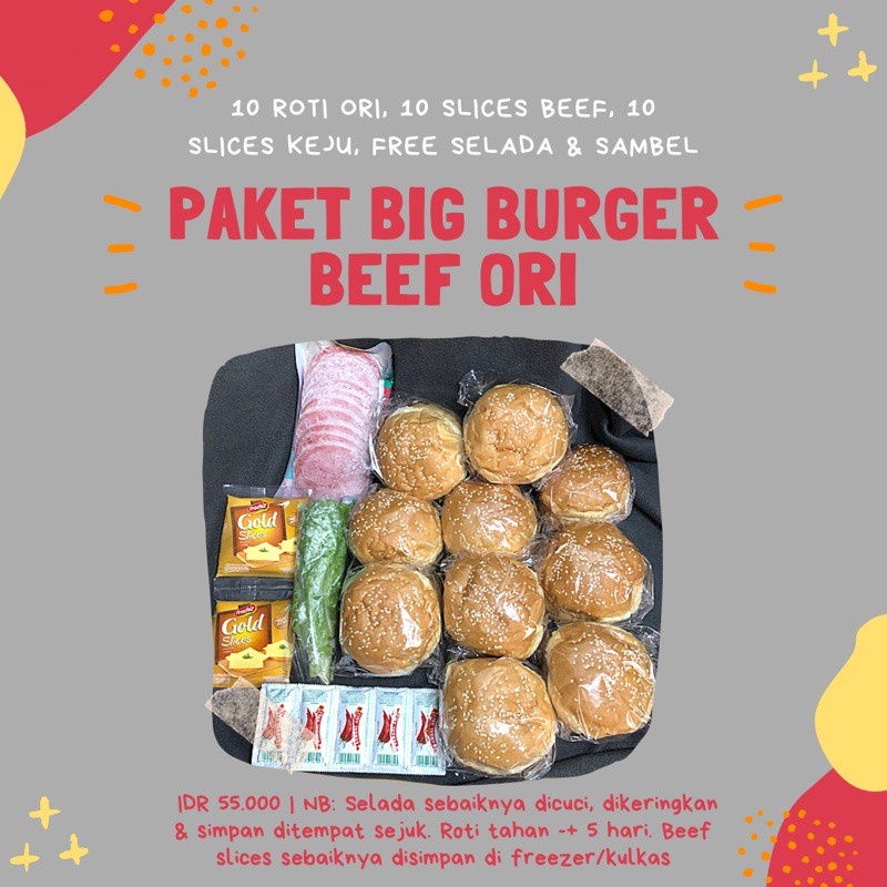 

Paket Big Burger Beef