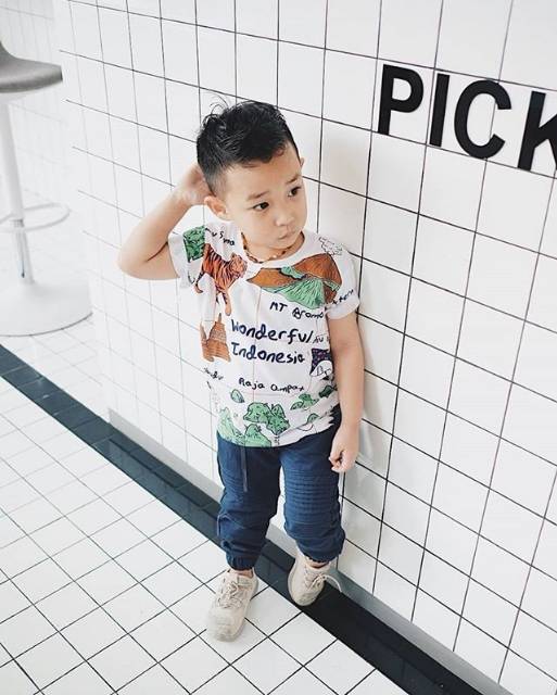 Celana jogger anak Sensen MimaKids Navy