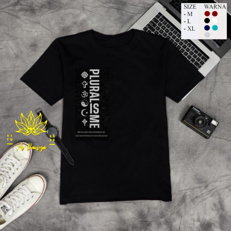 kaos pluralisme/T-shirt pluralisme/Baju pluralisme/ Pluralisme/UNISEX