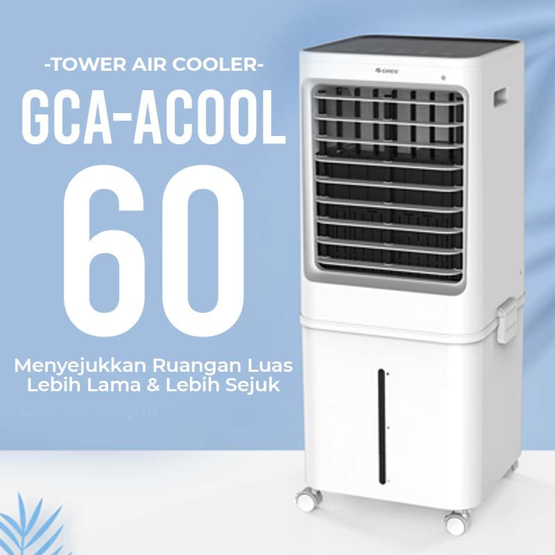 GREE GCA-ACOOL60 Air Cooler Kapasitas 60L Penyejuk &amp; Humidifier GCA ACOOL60