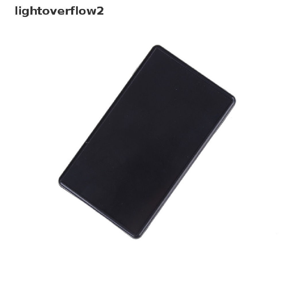 (lightoverflow2) Kotak Case Proyek Elektronik Bahan Plastik Warna Hitam Ukuran 85x50 X 21mm