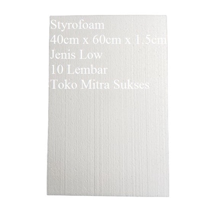 

Senikertas- Styrofoam Lembaran Isi 10 -Kertas-Seni.