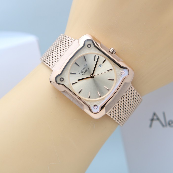 ORIGINAL Jam Tangan Wanita Alexandre Christie AC 3030 / AC3030 / 3030 Garansi Resmi 1 Tahun.