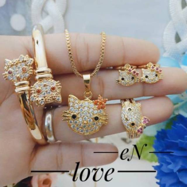 Xuping set perhiasan lapis emas 24k 2425