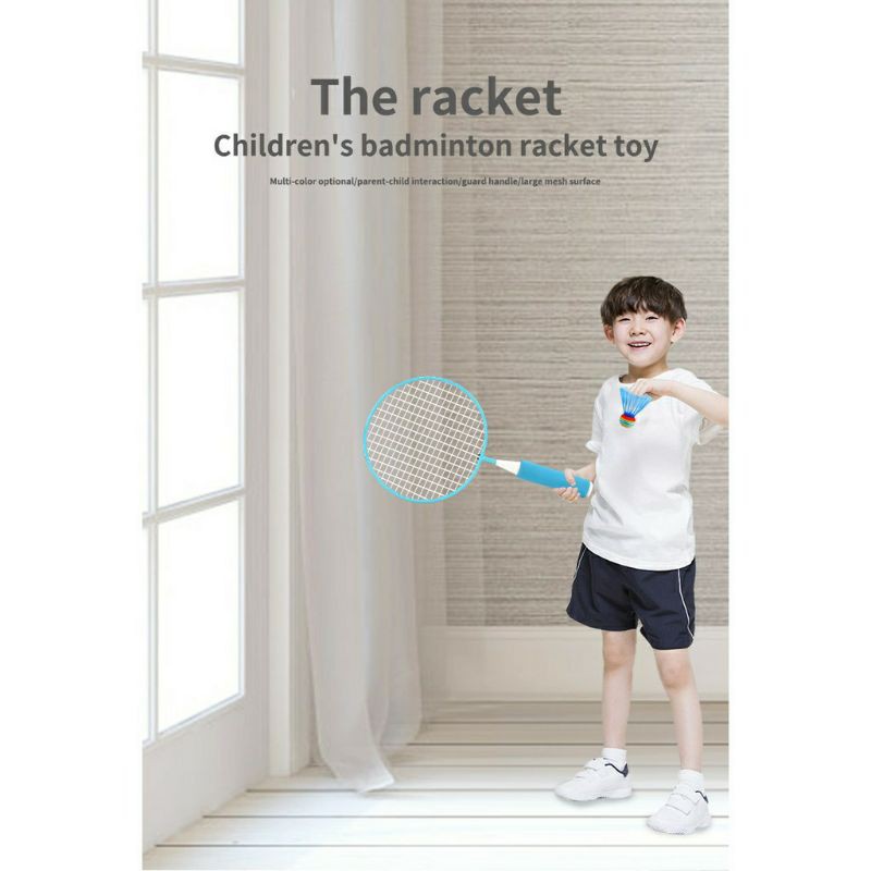 Jual raket bulu tangkis anak children badminton racket | Shopee Indonesia