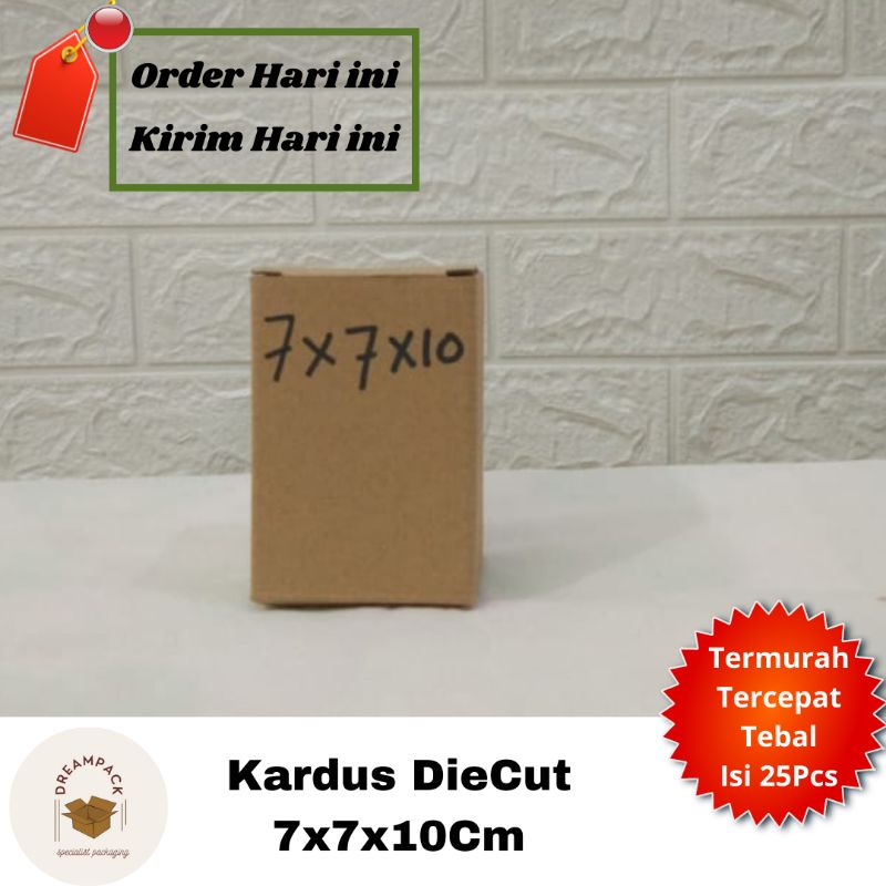 

KARDUS BOX/KARDUS PACKING/DUS BOX/DIE CUT 7X7X10 CM