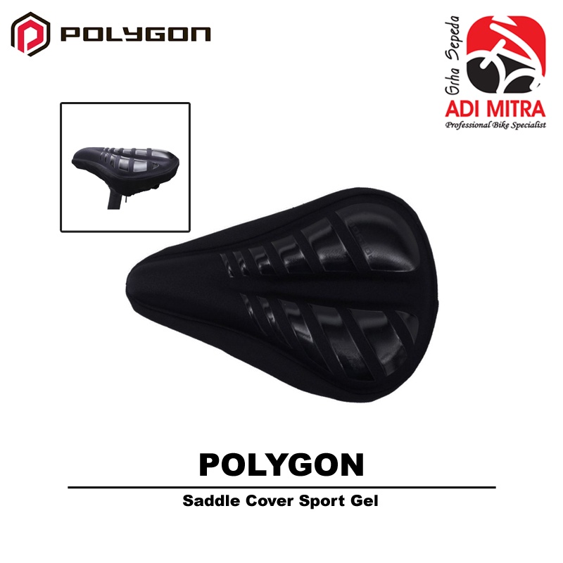 Bantal Jok Sadel Sepeda Empuk Saddle Cover Polygon Sport Gel