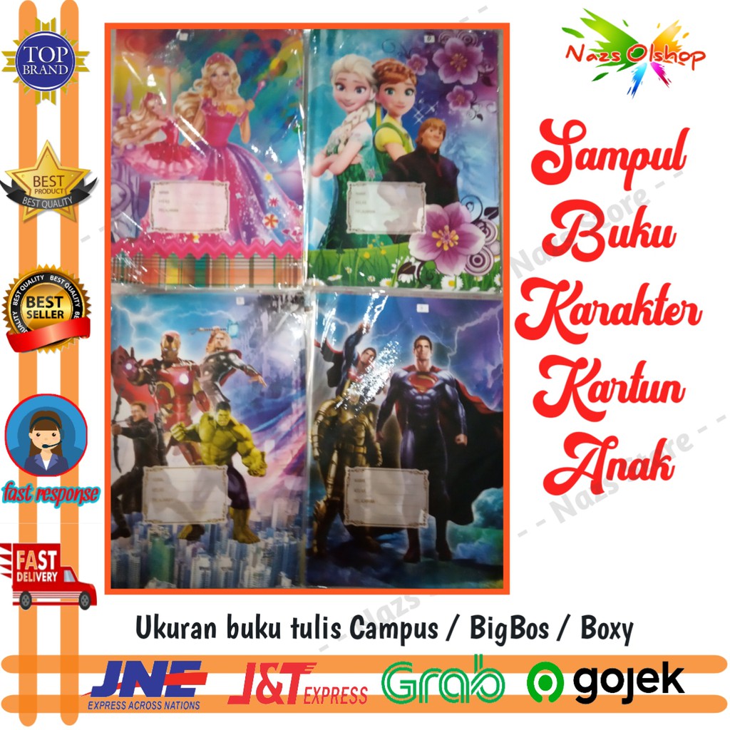 Sampul Buku Campus Big Boss Boxy Gambar Kartun Bahan Kertas Tebal Shopee Indonesia