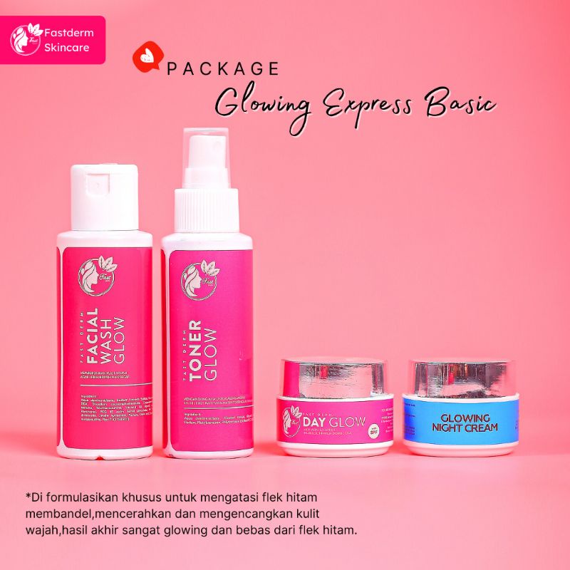 PAKET GLOWING  EXPRESS BASIC FAST DERM