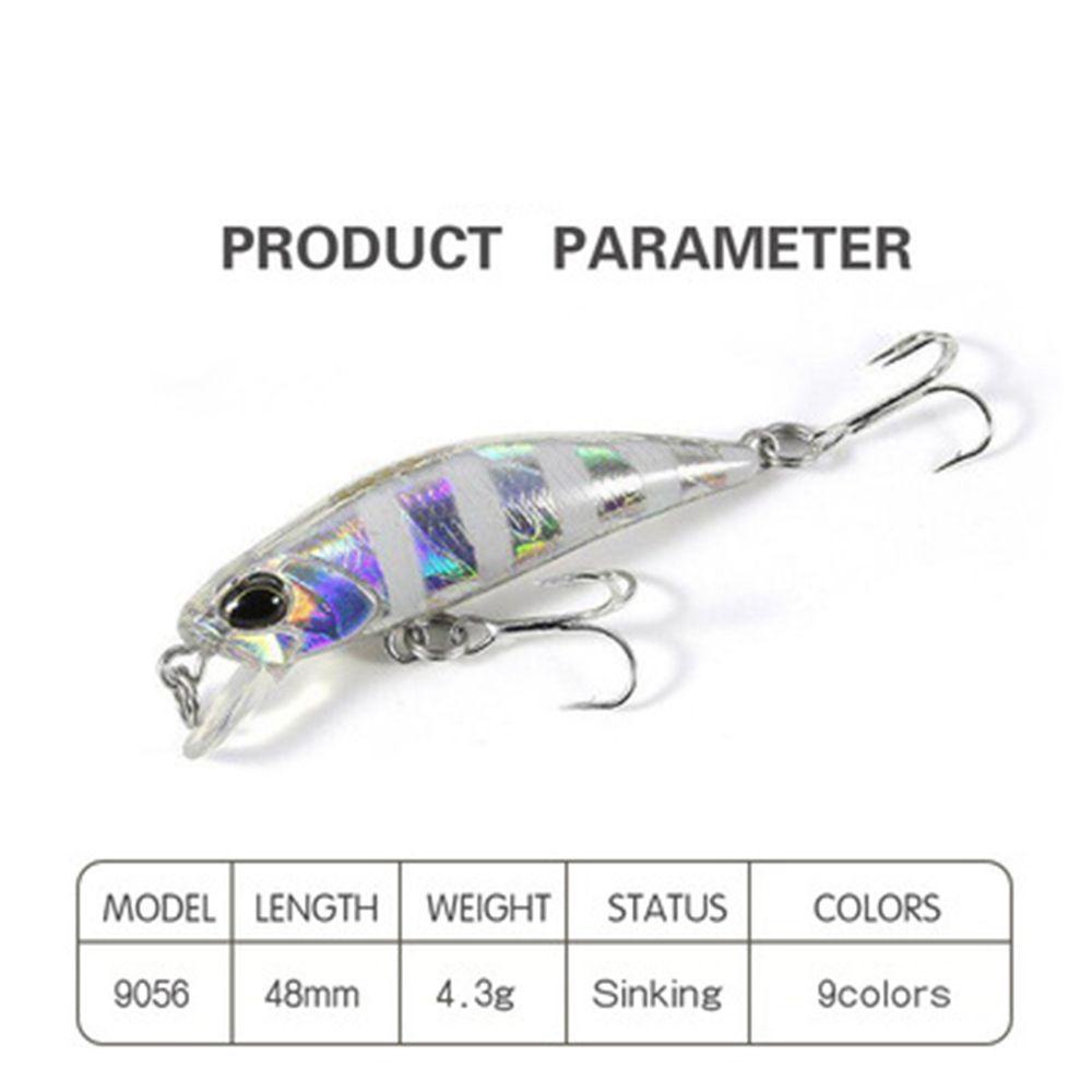 Umpan Ikan Kecil Tenggelam TOP 48mm/4.8g Crankbaits Tackle Minnow Lures