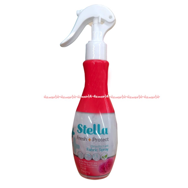 Stella Fabric Spray Pink Peony Cotton Bloom 200ml Spray Bunuh Kuman Menghilangkan Bau Apek Lembab Pada Baju Pakaian Stela Clothes Penghilang Bauk