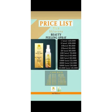 peeling spray by NLS Skin Care gratis HB n lipstik
