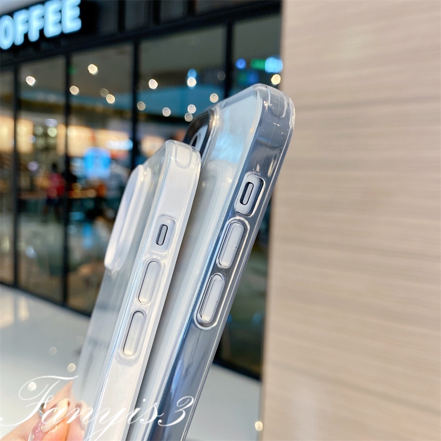 Vivo Y76 Y15A Y15S Y21 Y21s Y21T Y20 Y20S Y20i Y12A Y12s Y17 Y15 Y12 Y11 Y20A Y20s[G] S1Pro Y1s Y91C Y91i Y50 Y30i Soft Case Pelindung Model Bening Simpel Untuk