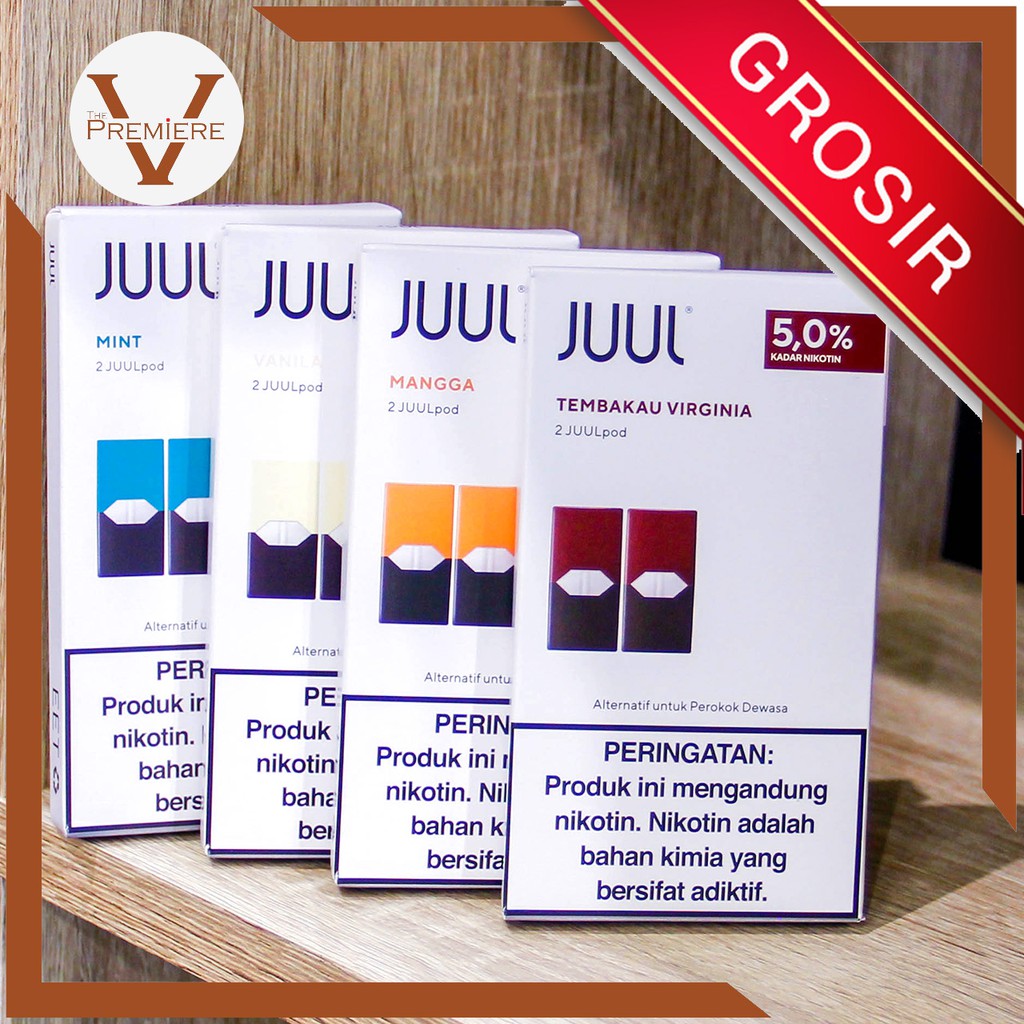 Jual POD JUUL POD JUUL CARTRIDGE AUTHENTIC VIRGINIA TOBACCO MINT
