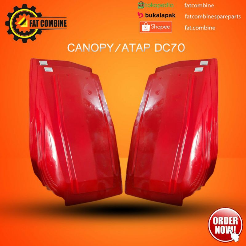 Canopy Kanopi Combine Dc70 Kubota Part
