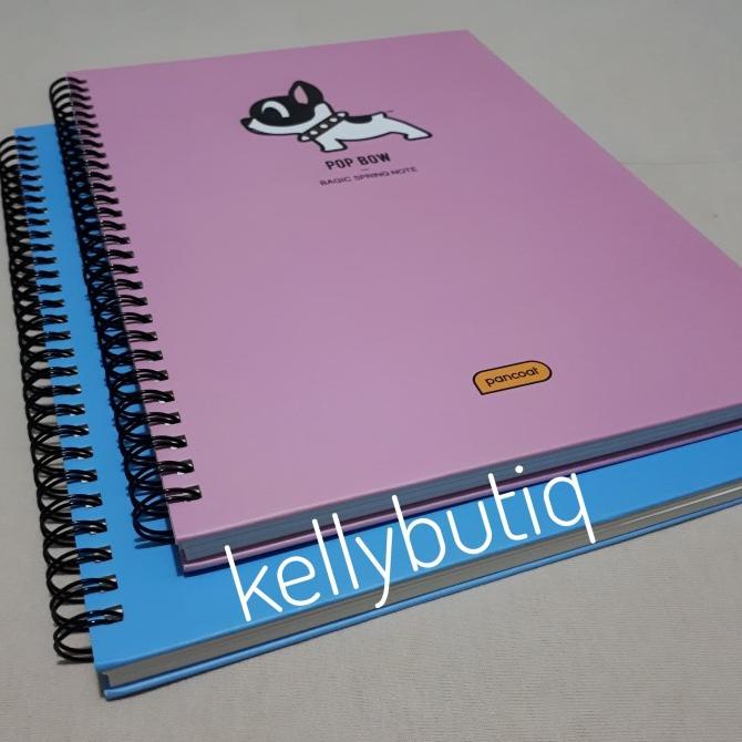 

jual Pop Bow Hard Cover Ruled NoteBook Journal Buku Tulis Catatan Korean