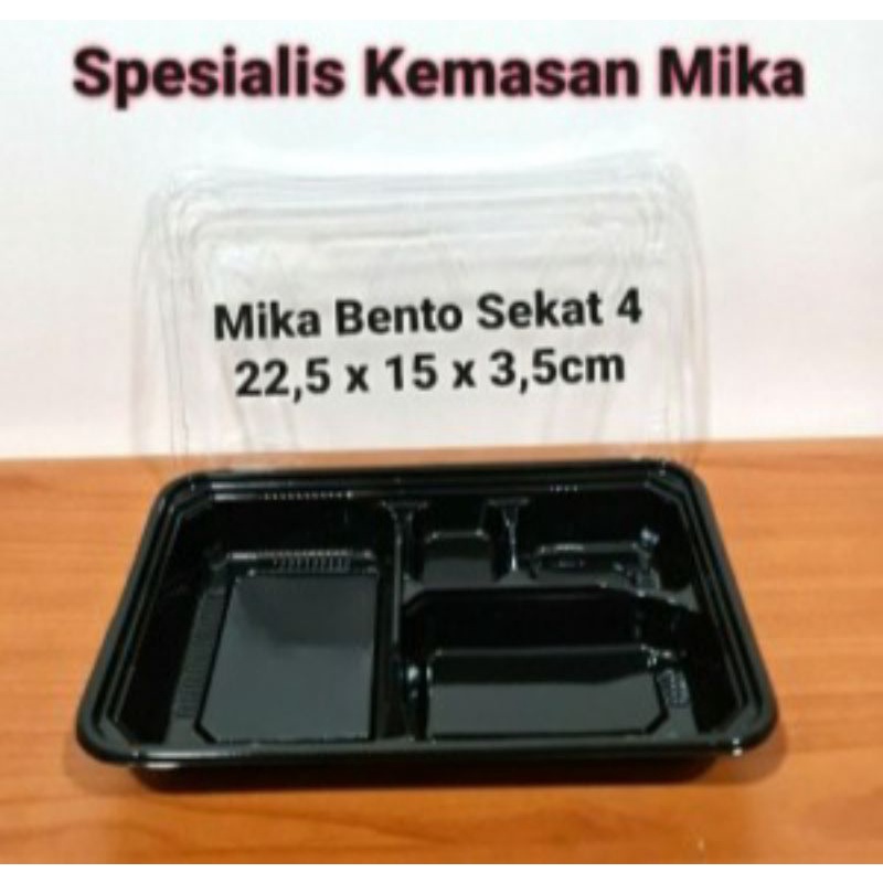 

Mika Bento 4 sekat tebal