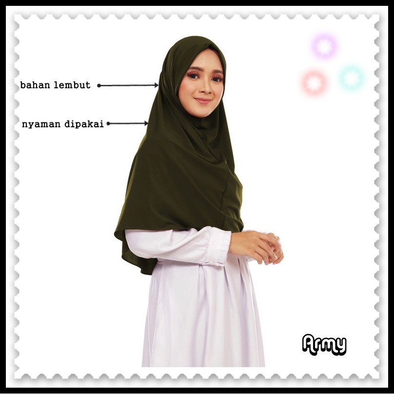 kerudung segi empat/kerudung segi empat motif/hijab syari/kerudung instant/kerudung syari/khimar