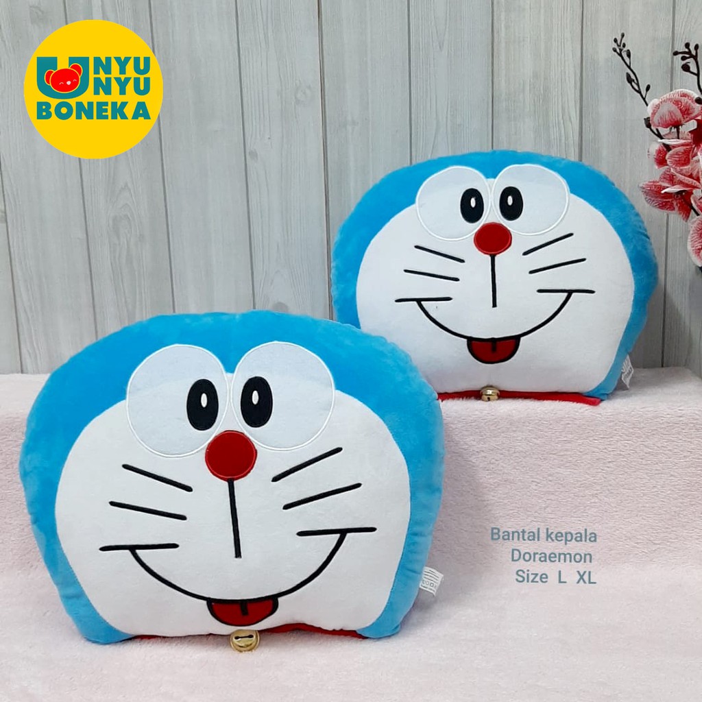 Bantal Kepala Doraemon So Cute sizeL Impor Esklusif