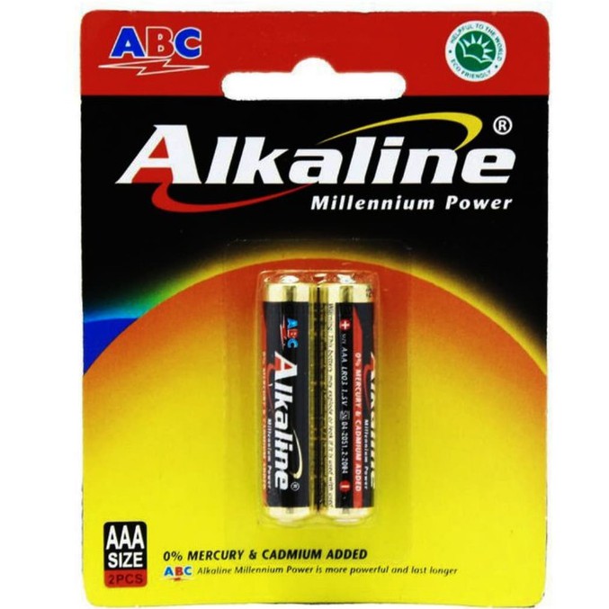 Baterai AAA Alkaline ABC - Battery AAA Alkaline ABC