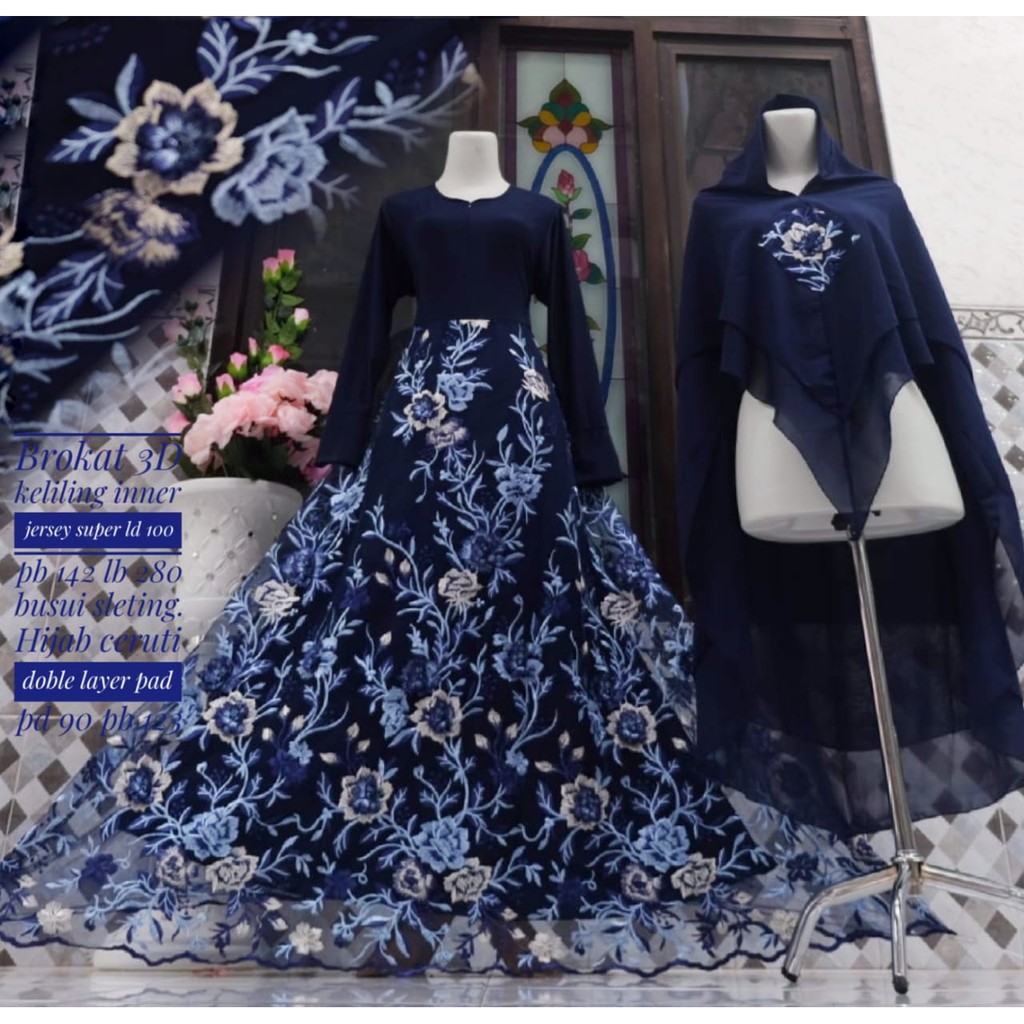 Gamis Brokat Terbaru 2020 Sorabel Gamis Model Baju Gamis Terbaru 2020 Baju Gamis Terbaru 2020 Shopee Indonesia
